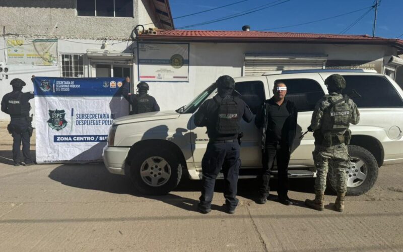 Persecución aérea en Guachochi termina con la detención de un hombre por la SSPE