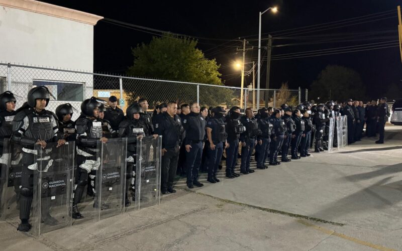 Refuerza SSPE seguridad en el Cereso No.7 de Cuauhtémoc con operativo sorpresa