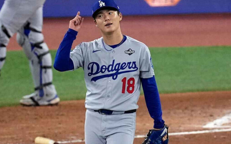 Yamamoto domina y Dodgers igualan la Serie Mundial ante Blue Jays