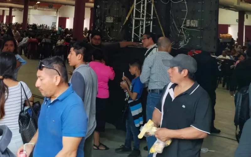Grupo armado revientan Asamble de México Tiene Vida en Tabasco