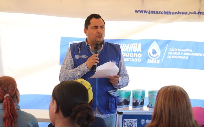 JMAS Chihuahua llevará agua y drenaje a familias de Rinconada Los Nogales