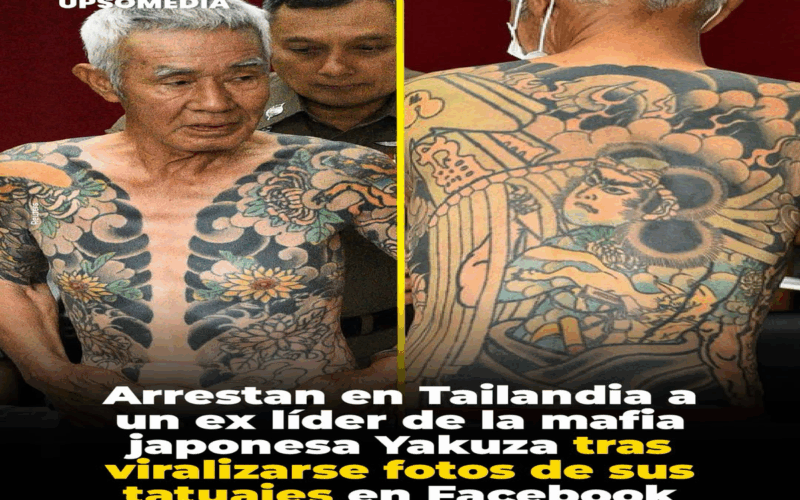 Foto de su tatuaje se hace viral y lo arrestan!