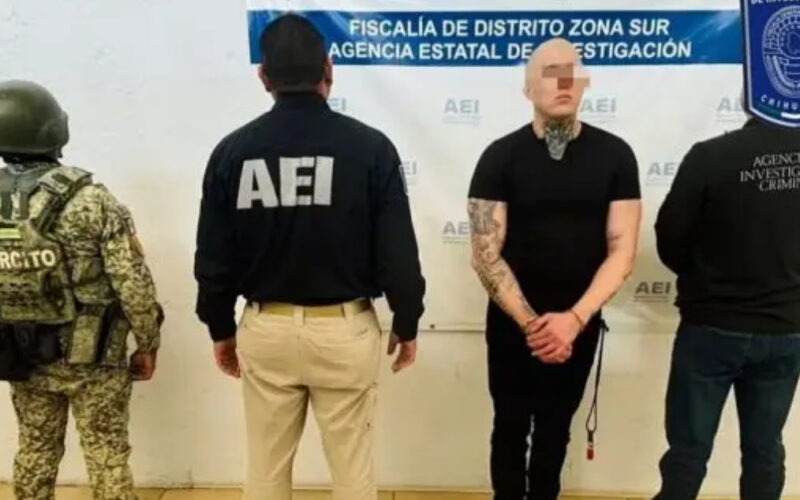 Detienen en Parral a hombre buscado en Sonora por delitos relacionados con armas de fuego