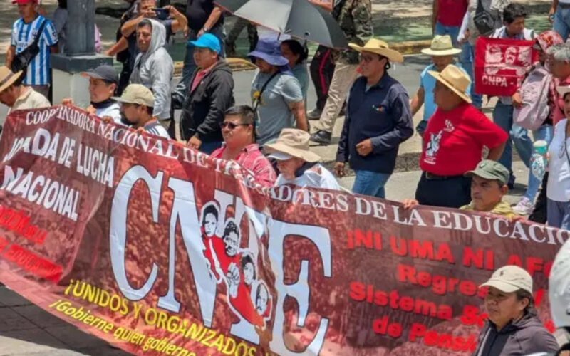 CNTE anuncia paro nacional de 48 horas; prepara bloqueos, marchas y toma de casetas en todo el país