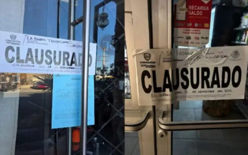 Gobierno del Estado clausura seis establecimientos por irregularidades en venta de alcohol en Chihuahua y Ciudad Juárez