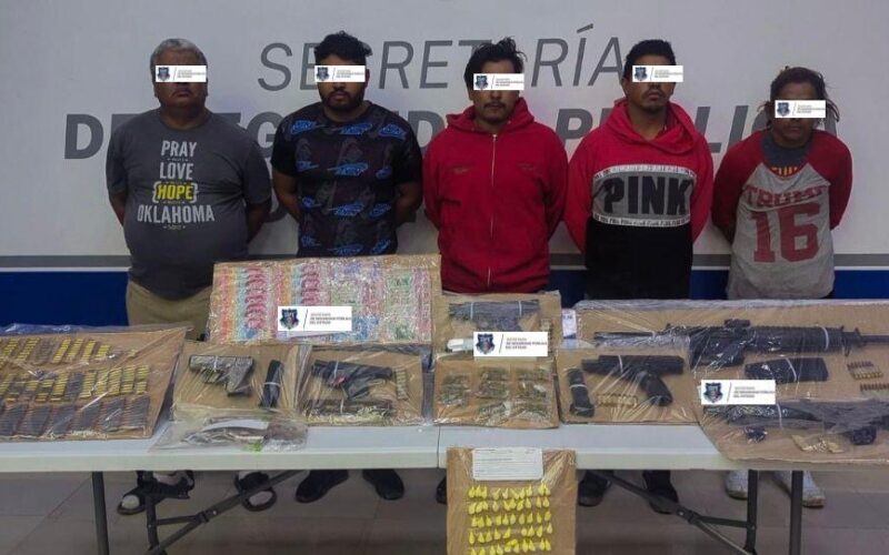 Detiene SSPE a cinco sujetos armados tras denuncia en la colonia Salvarcar