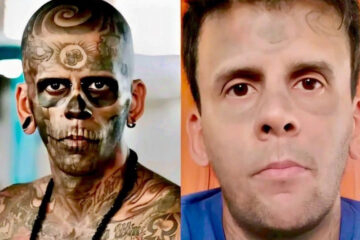 Fue llamado “el hombre más tatuado de Brasil”… y terminó borrando su piel para salvar su alma