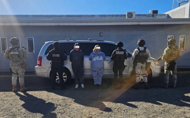 Cae dupla en Madera: SSPE y Guardia Nacional detienen a dos mujeres por delitos contra la seguridad