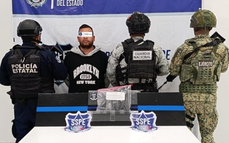 ARRESTA SSPE A PRESUNTO HALCÓN EN CIUDAD JUÁREZ TRAS DETECCIÓN DE DRON EN ZONA FRONTERIZA