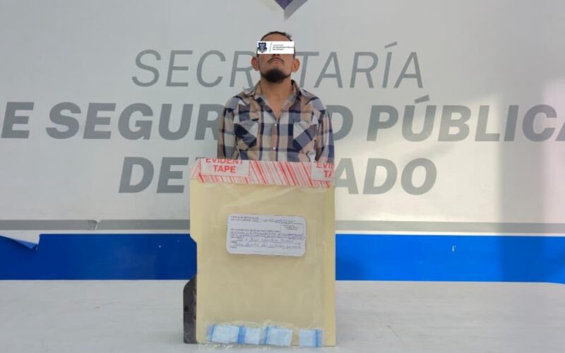 Centinela lo ubica y cae en Juárez: detienen a hombre ligado a homicidio con droga en su poder
