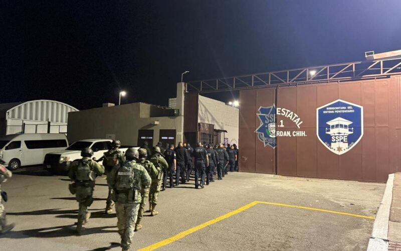 Operativo en CERESO de Aquiles Serdán asegura objetos prohibidos y refuerza seguridad