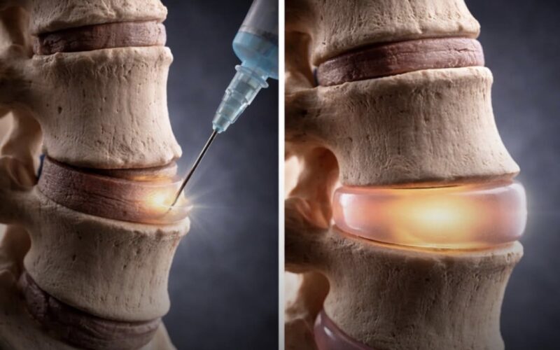 Nuevo gel busca reparar discos dañados y cambiar el tratamiento del dolor de espalda