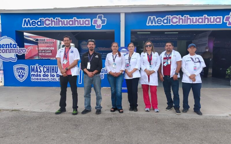 Invitan a familias a visitar el stand de MediChihuahua en la Feria de Santa Rita 2026