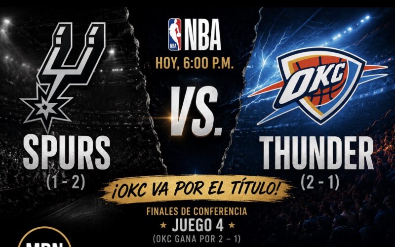 Thunder quiere dar otro golpe; Spurs buscará sobrevivir en el Juego 4