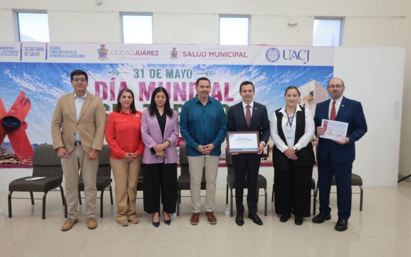 Día Mundial Sin Tabaco: Reconocen en Juárez espacios 100% libres de humo y vapeo