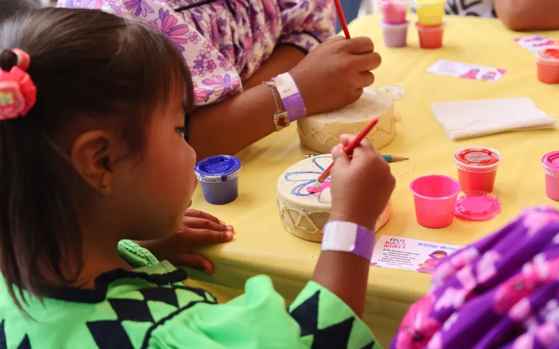Celebran a más de 3 mil niñas y niños indígenas en el Parque El Colibrí por el Día de la Niñez