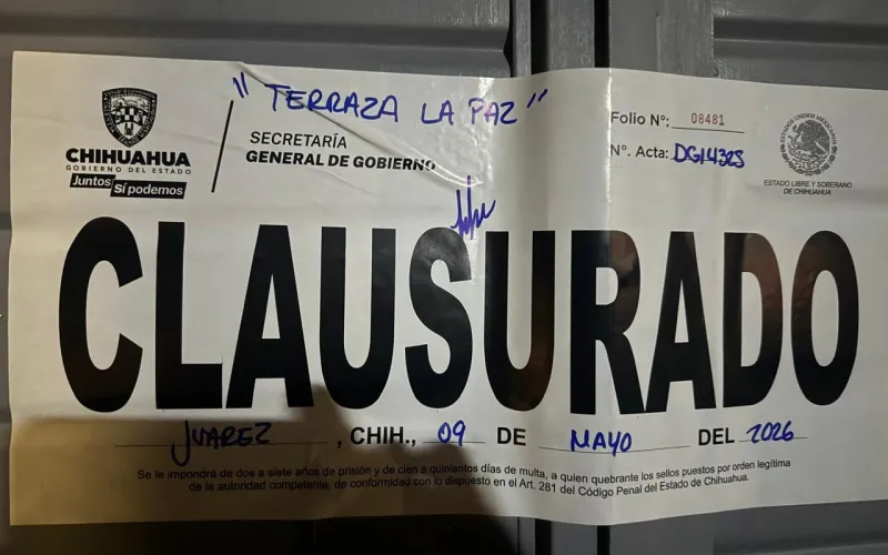 Clausuran 26 negocios por irregularidades en venta de alcohol en Chihuahua