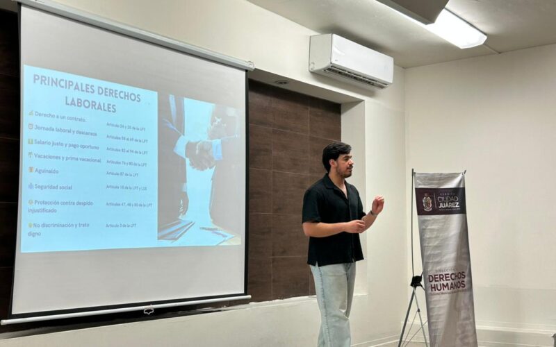 Impulsa Municipio capacitación sobre derechos laborales para jóvenes del CBTIS 114