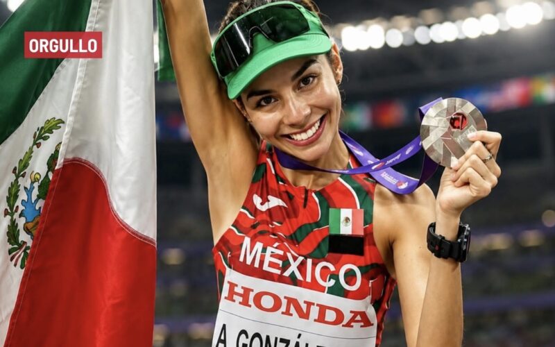 México domina en Portugal: Alegna González gana oro y lidera histórico 1-2 mexicano en marcha