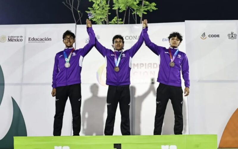 Chihuahua hace historia en velocidad: domina por completo el podio nacional Sub 18 en 100 metros planos