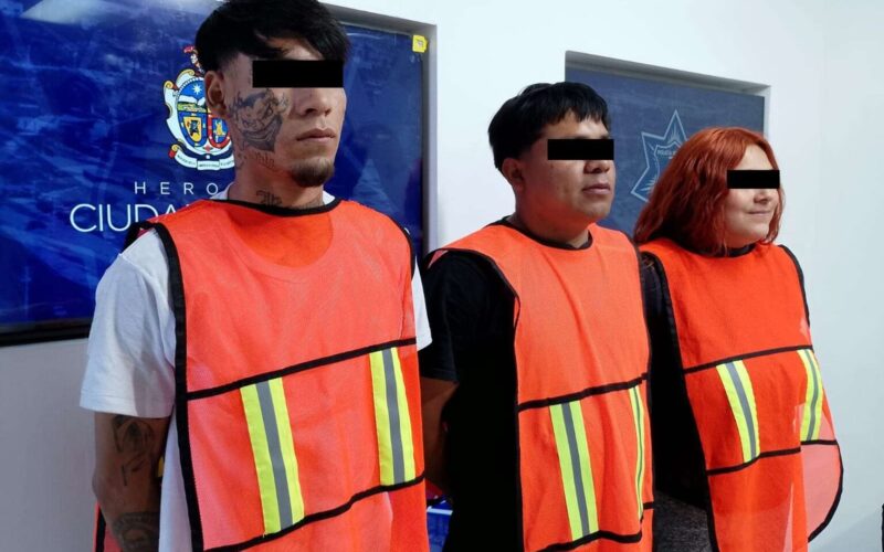 Detienen a tres presuntos responsables de robo en la zona Pronaf de Ciudad Juárez