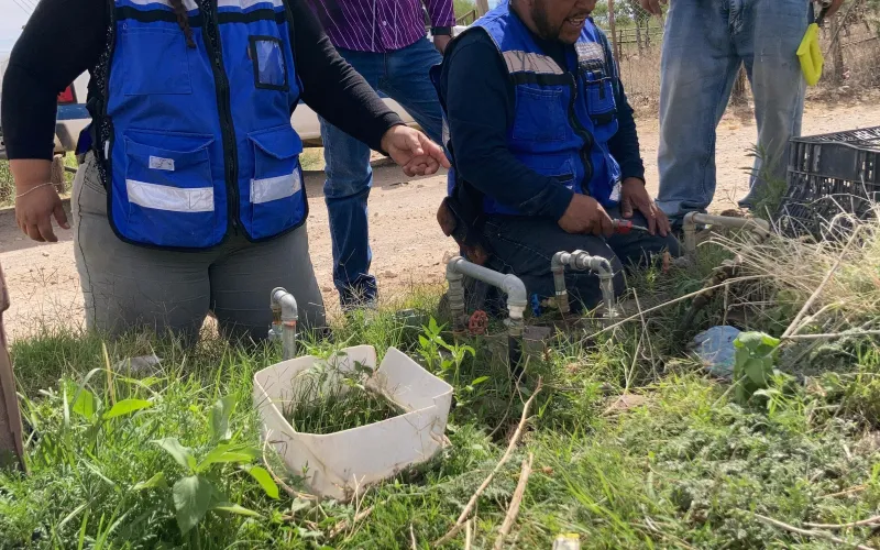 Clausuran 30 tomas clandestinas de agua en San Francisco del Oro