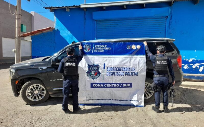 Asegura SSPE vehículos con droga y reporte de robo en Guachochi