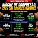 Gaethje y Gane sorprenden al mundo; caen Topuria y Pereira en UFC Freedom 250