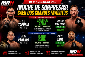 Gaethje y Gane sorprenden al mundo; caen Topuria y Pereira en UFC Freedom 250