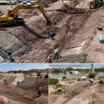 Continúan trabajos para modernizar la Prolongación Teófilo Borunda; obra alcanza 18% de avance