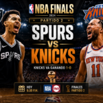 Knicks buscan poner contra las cuerdas a los Spurs en el Juego 2 de las Finales de la NBA