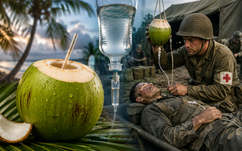 El Agua De Coco Sí Fue Utilizada Como Suero En Emergencias; Especialistas Explican Sus Alcances