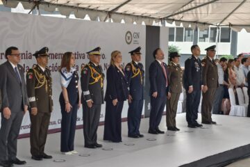 Maru Campos encabeza ceremonia por el 7.º aniversario de la Guardia Nacional en Chihuahua