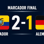 ¡Ecuador sorprende al mundo! Derrota 2-1 a Alemania en el Mundial 2026