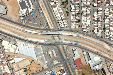 Avanza al 72% construcción del paso superior en Los Nogales e Industrias; transformará la movilidad al norte de la ciudad
