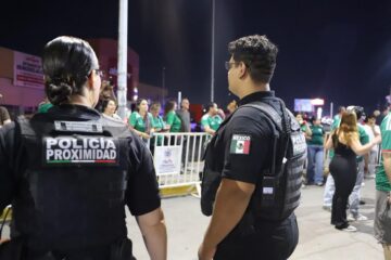 Tres detenidos durante festejos por triunfo de México en Chihuahua Capital
