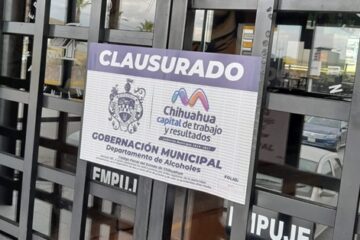Clausuran cuatro negocios tras operativo de Gobernación Municipal en Chihuahua
