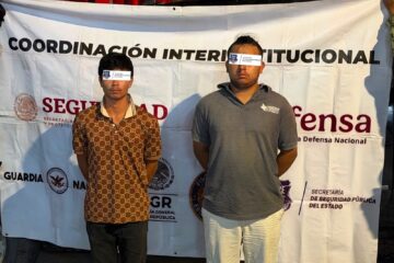 Capturan a dos hombres armados y aseguran arsenal durante operativo en Cuauhtémoc