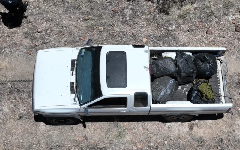 Aseguran 89 Kilos De Marihuana Y Camioneta Robada En Cusihuiriachi