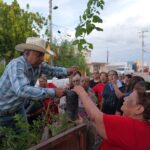 Entrega Arturo Zubía mil árboles y apoyos a familias de Camargo durante jornadas de reforestación