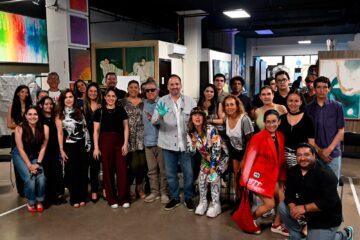 Santiago De la Peña dialoga con artistas para impulsar la cultura en Chihuahua