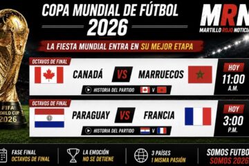 Canadá-Marruecos y Paraguay-Francia abren la jornada de octavos del Mundial 2026