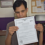 Concluye joven con discapacidad visual la secundaria a través del ICHEA con promedio de 9.0