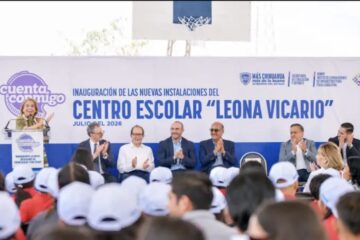 Inauguran nuevas instalaciones del Centro Escolar Leona Vicario en Ciudad Juárez
