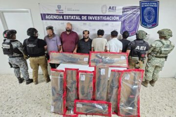 Detienen a seis personas armadas en operativo conjunto en Aldama; aseguran nueve armas largas