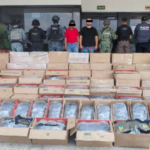 Aseguran casi 700 kilos de presunta marihuana en Chiapas; tres personas fueron detenidas