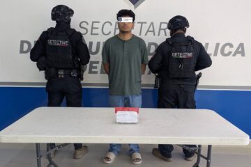 Detiene SSPE a presunto implicado en homicidio en Ciudad Juárez; aseguran vehículo y droga