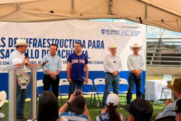 Llegan nuevas obras a Bachíniva; Jaime Torres destaca impulso del Gobierno del Estado
