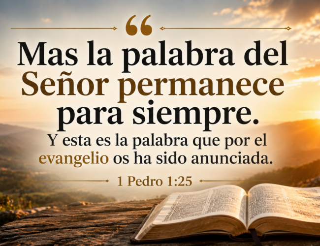 La Palabra que nunca cambia