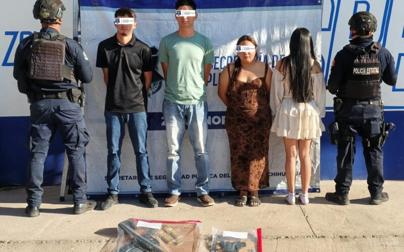 Operativo de la SSPE en Ojinaga deja 10 detenidos; aseguran armas, vehículos y equipo táctico